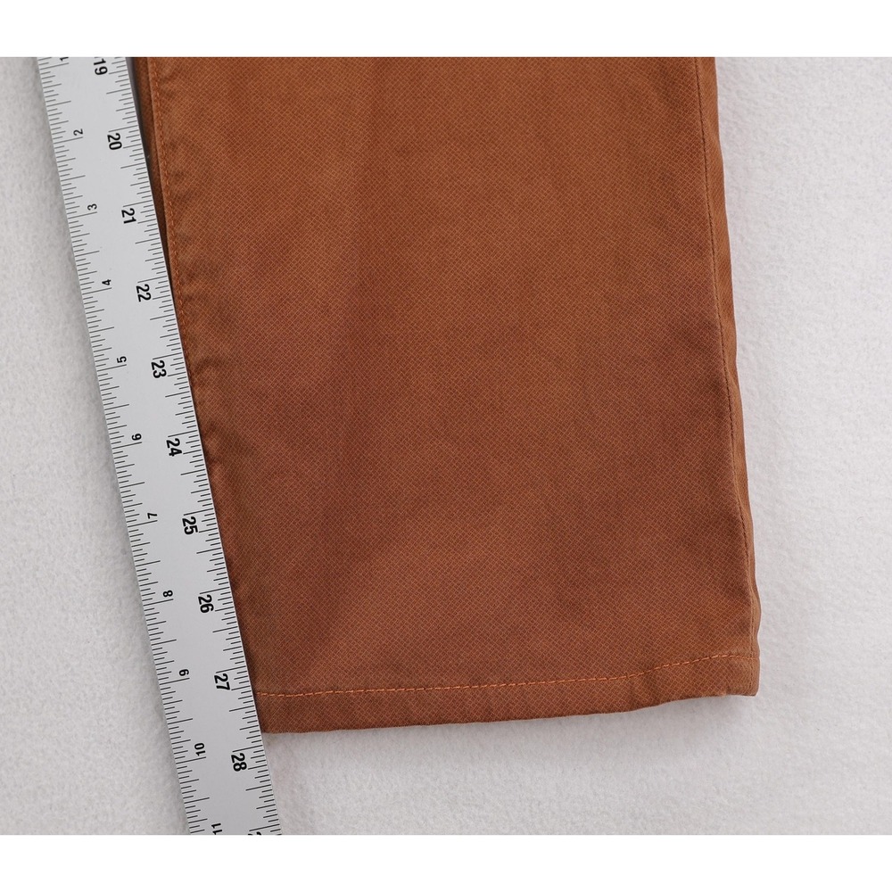 AG Everett Jeans Mens 32x28 Brown Slim Straight Stretch Pants Casual Italy - Picture 10 of 13